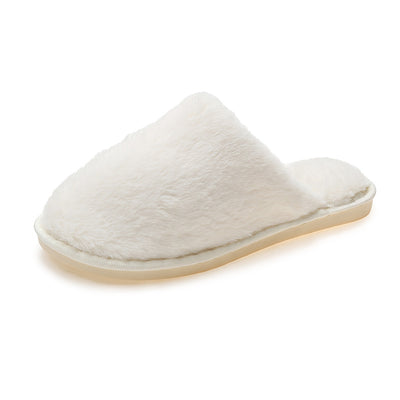 Home Cotton Slippers Thick Bottom Plush Home Indoor Warm Slippers